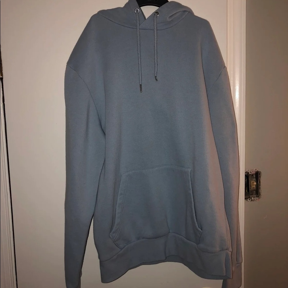 baby blue hoodie